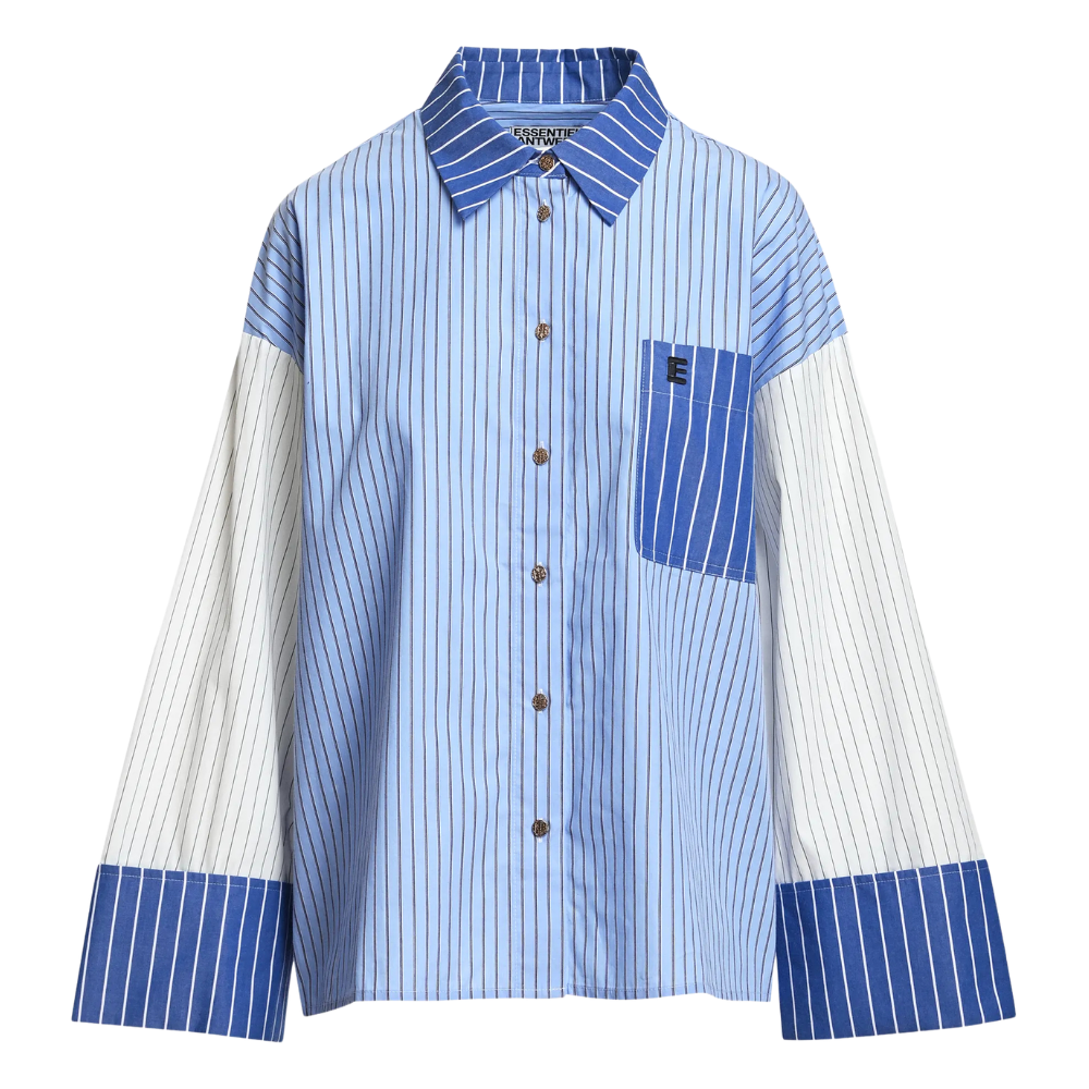 Kovid Fabric Mix skjorte – Combo1 Sky
